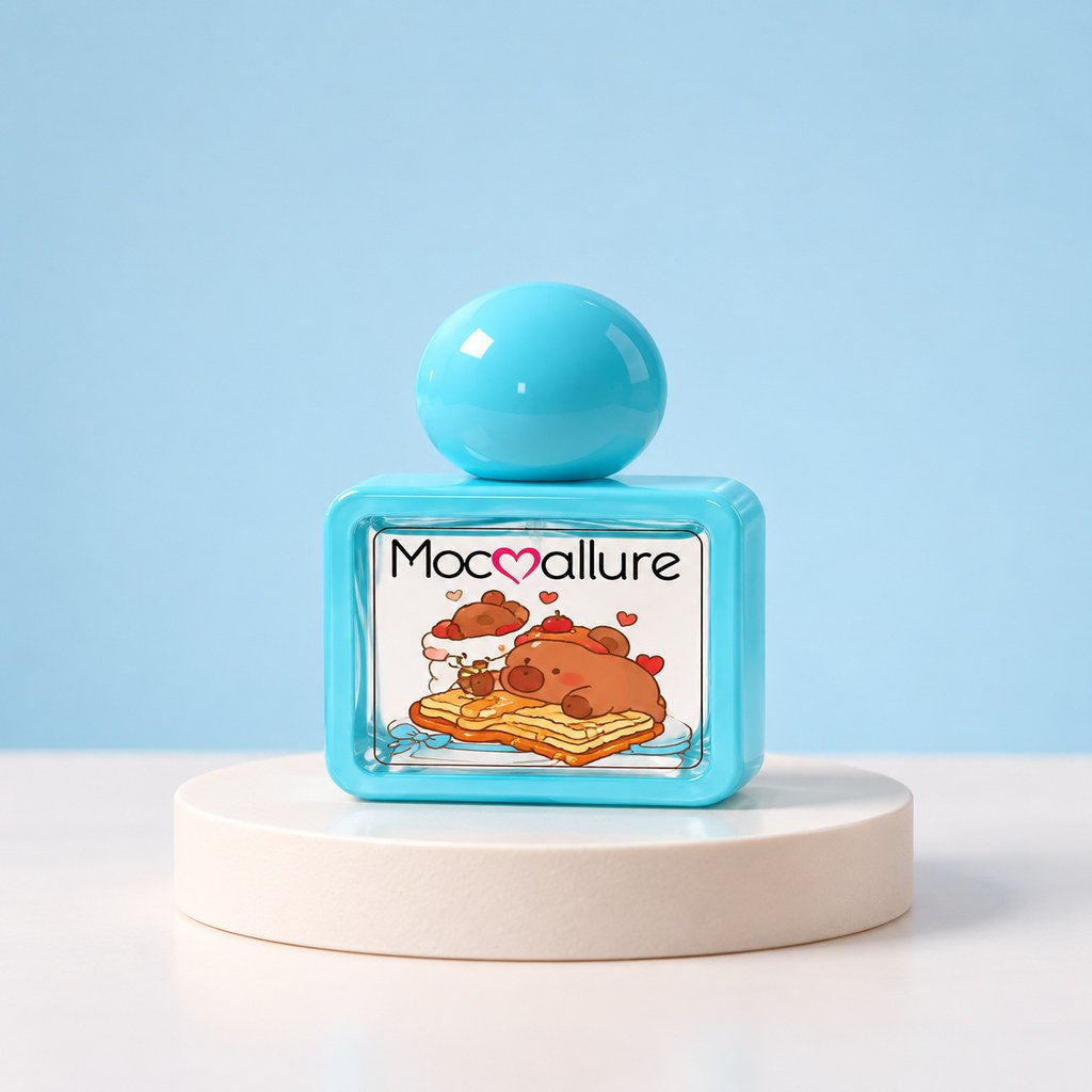 Mocallure Aqua Blue Cute Bear Character Perfume for Women & Girls