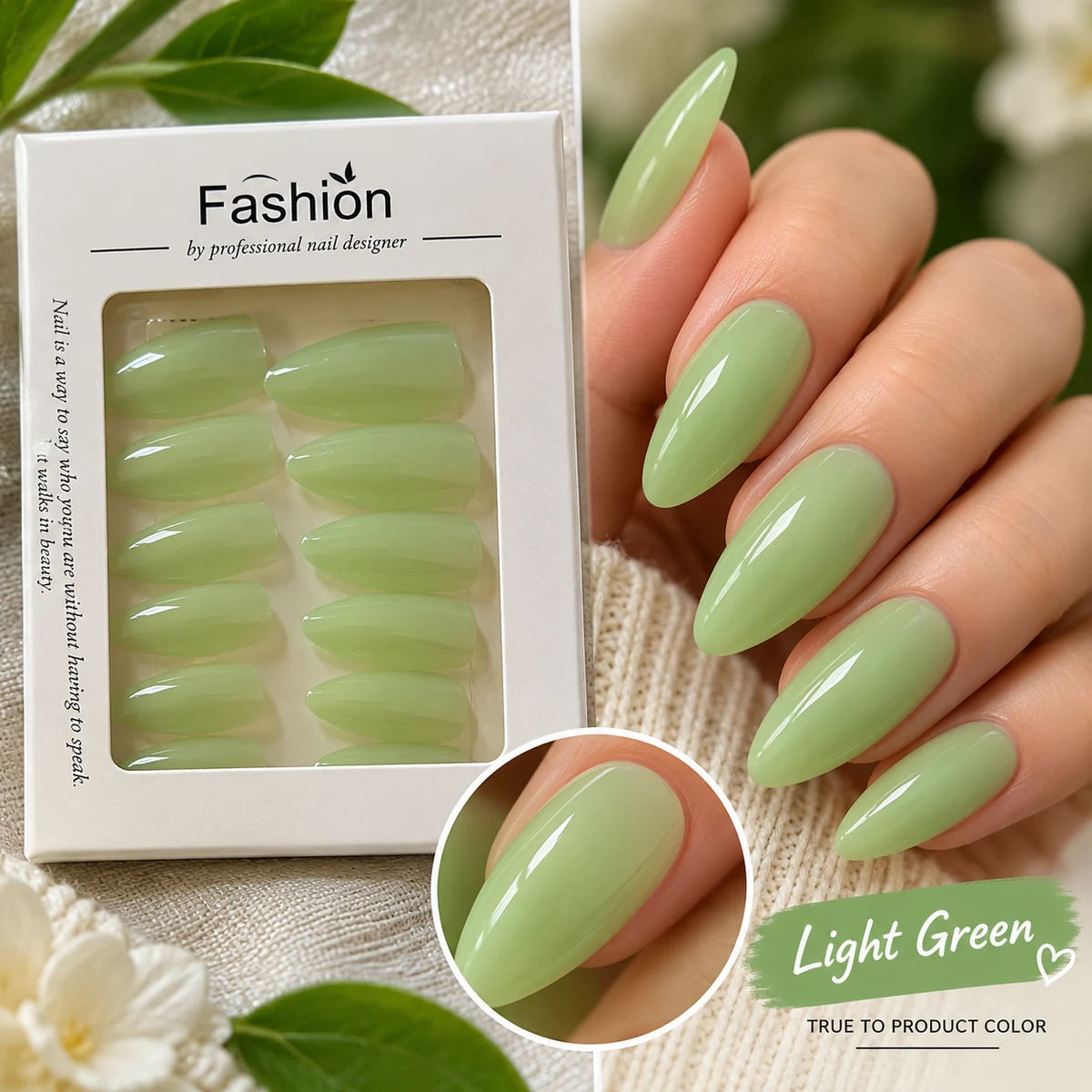 Fashion Luxury Press-On Nails – 6 Elegant Glossy Colors — image 2