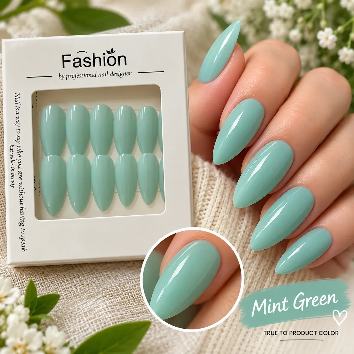 Fashion Luxury Press-On Nails – 6 Elegant Glossy Colors — image 3