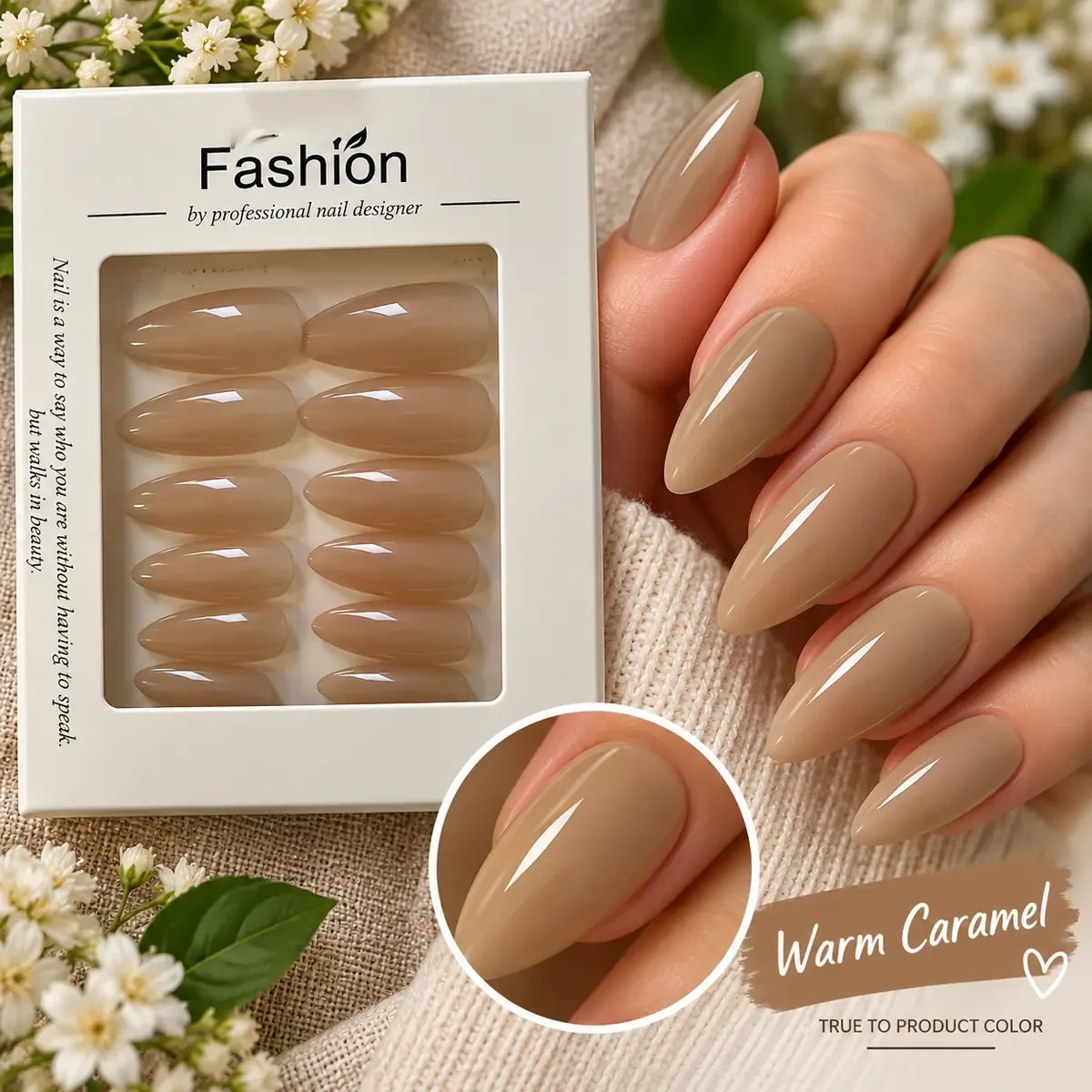 Fashion Luxury Press-On Nails – 6 Elegant Glossy Colors — image 5